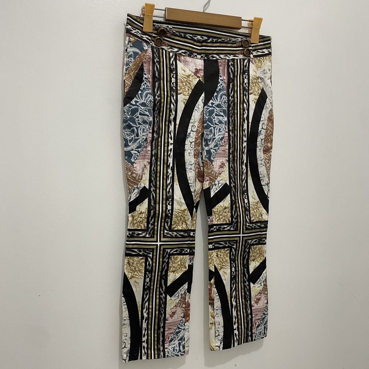 Just Cavalli × Roberto Cavalli Just Cavalli Printed Pants Size 27" / US 4 / IT 40 - 7 Thumbnail