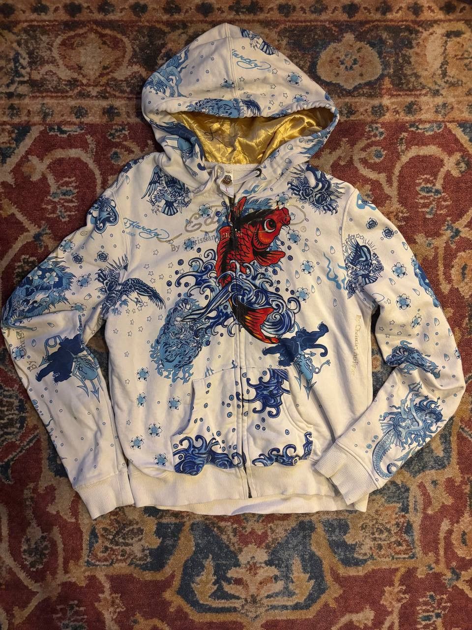 Ed Hardy Vintage Ed Hardy hoodie Size L / US 10 / IT 46 - 1 Thumbnail