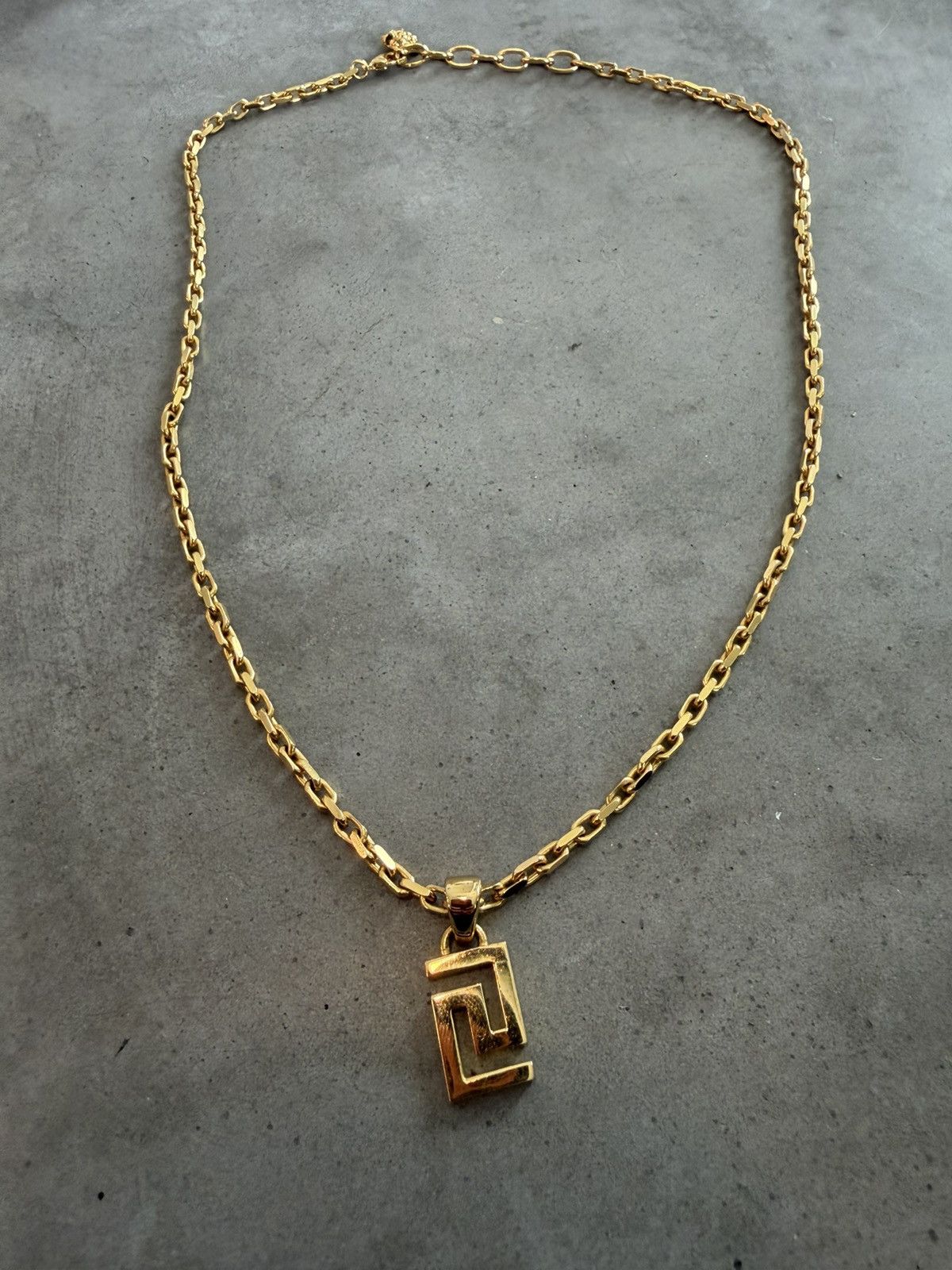 Versace VERSACE GRECA PENDANT NECKLACE- Adjustable Length Size ONE SIZE - 6 Thumbnail