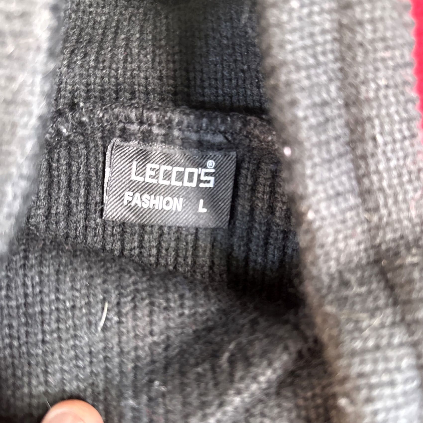 Ecco VINTAGE Lecco Sweater Mens Large Black Pullover Jeopardy? Size US L / EU 52-54 / 3 - 2 Thumbnail