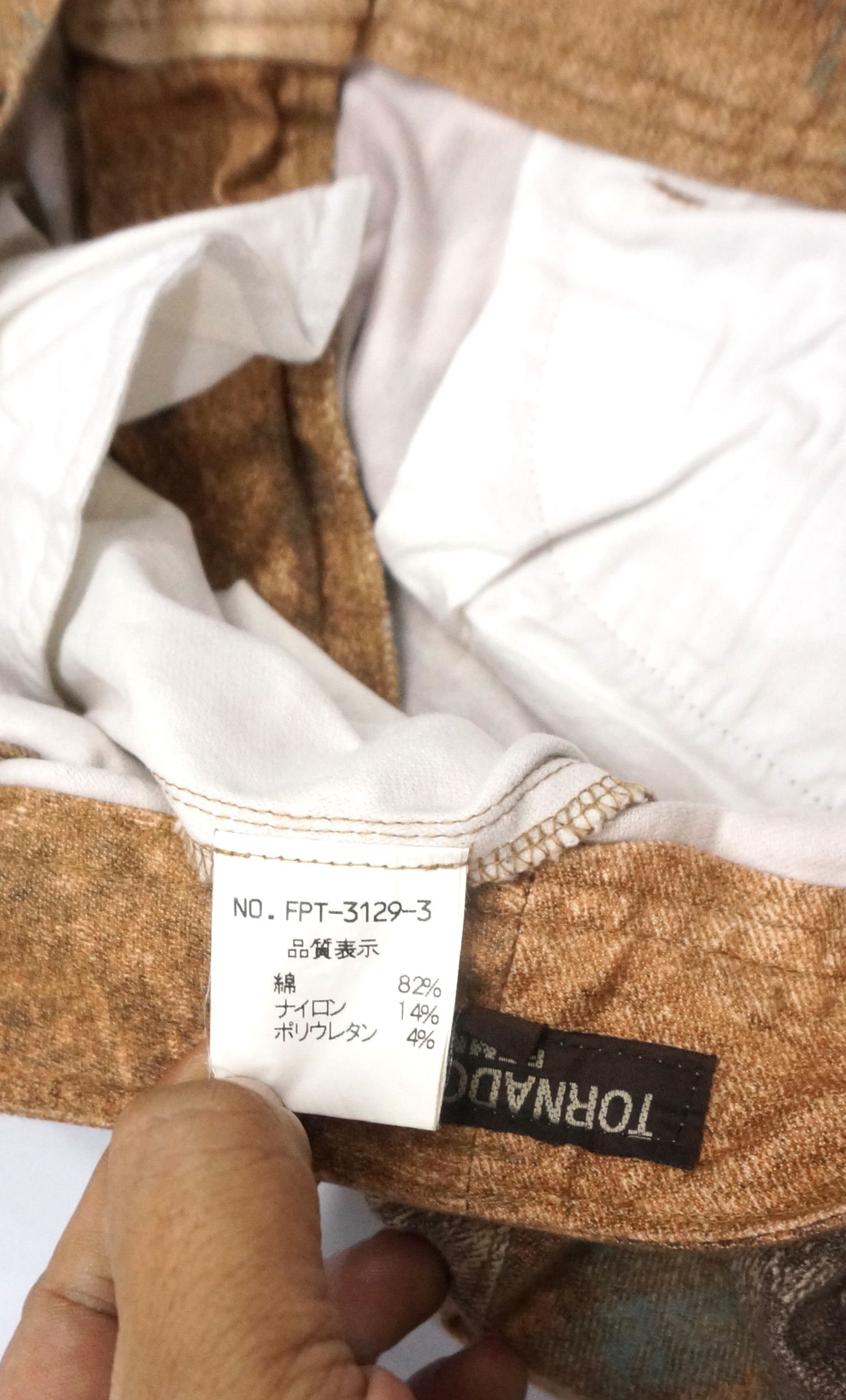 Other 🔥 Rare Tornado Mart Femme Bootcut Flared Full Print Jeans Size 26" / US 2 / IT 38 - 9 Thumbnail