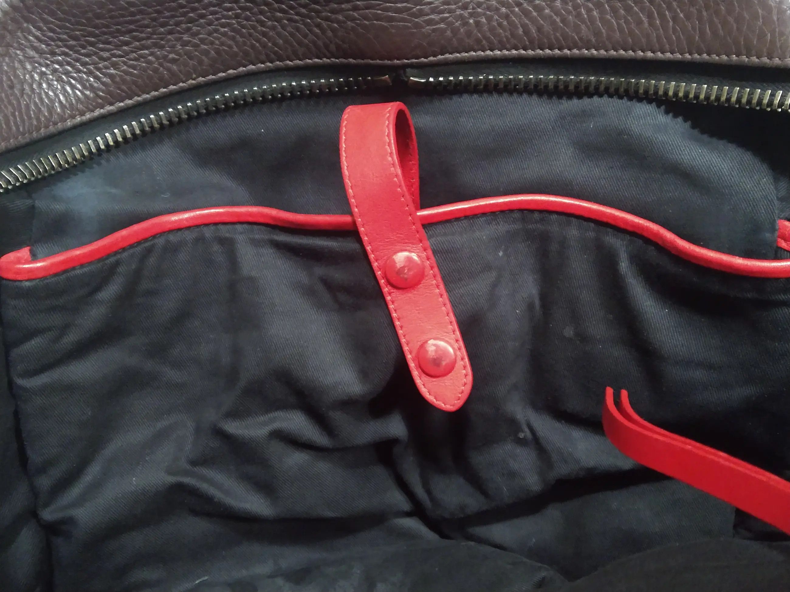 Christian Louboutin Christian Louboutin Aliosha Backpack Brown Pebbled Leather Size ONE SIZE - 12 Thumbnail