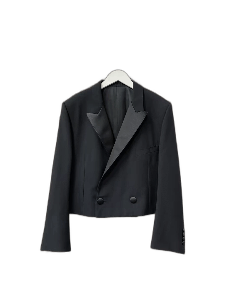 Celine Celine Satin Black Suit Jacket Size US M / EU 48-50 / 2 - 1 Thumbnail