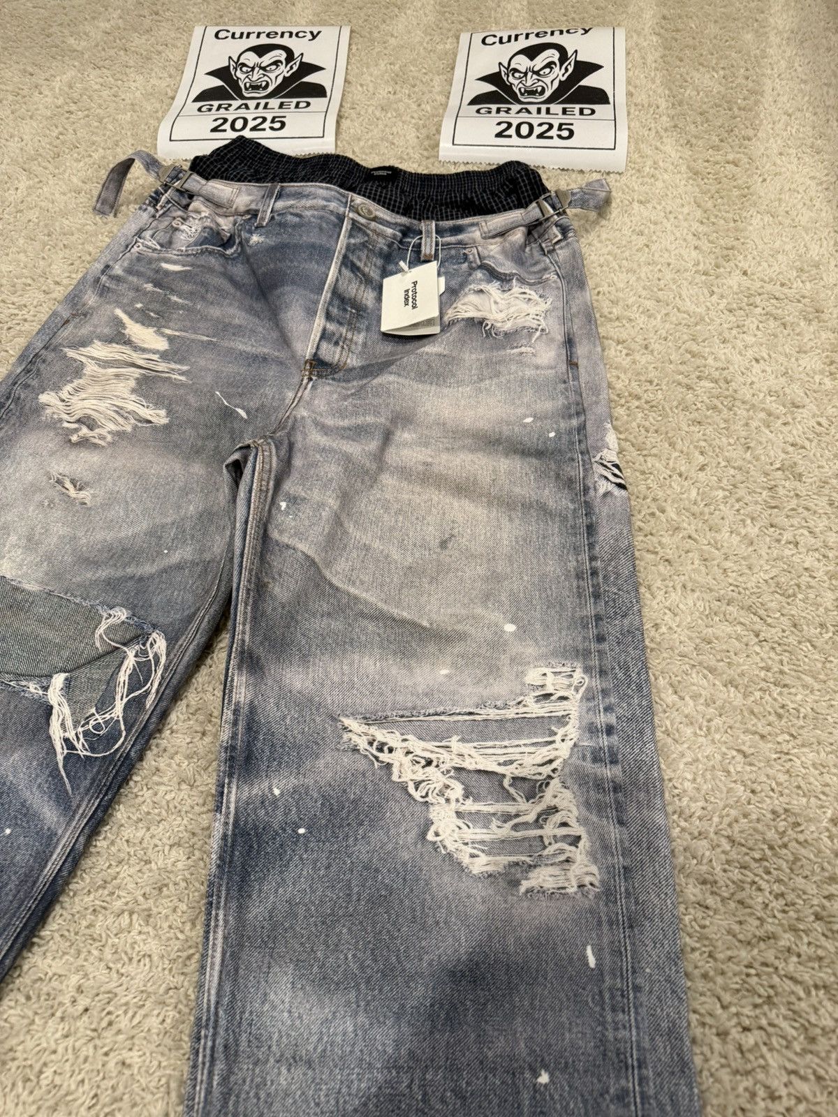 PROJECT G/R Project GR Protocol Index Trompe-L'OEIL LAYERED PANTS Size US 30 / EU 46 - 7 Thumbnail