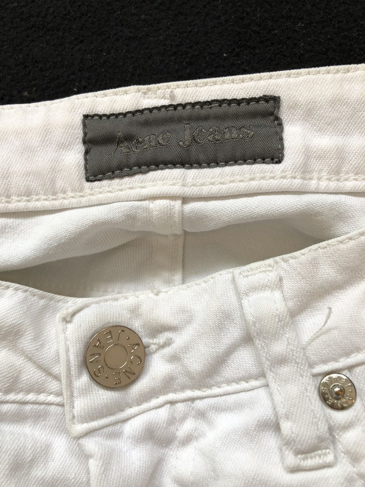 Acne Studios Pants Acne Jeans white unisex Size US 31 - 4 Thumbnail