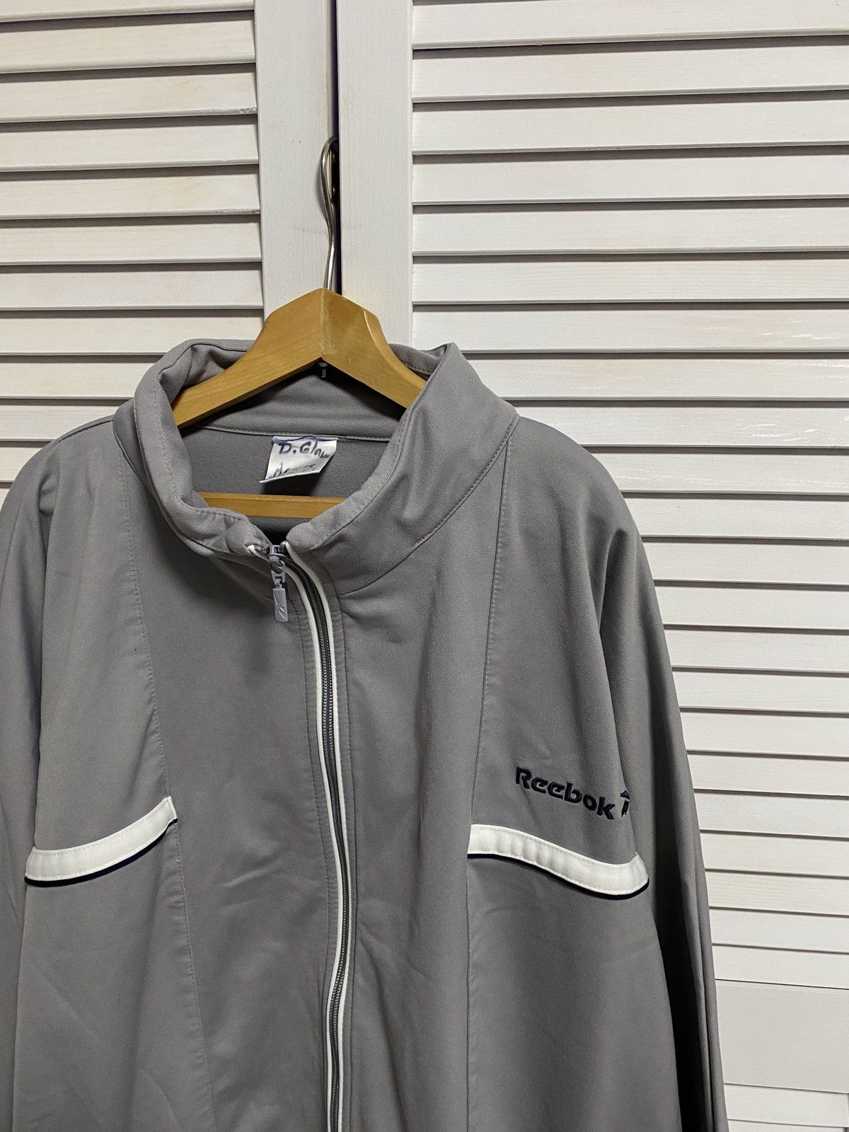 Reebok 💿 Vintage 90s zip up sweater Reebok Big Logo Size US XL / EU 56 / 4 - 5 Thumbnail