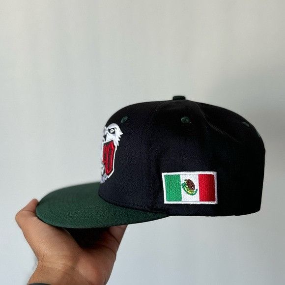 Other BRAND NEW MEXICO ORGULLO MEXICANO BLACK/GREEN FLAT BILL Size ONE SIZE - 4 Thumbnail