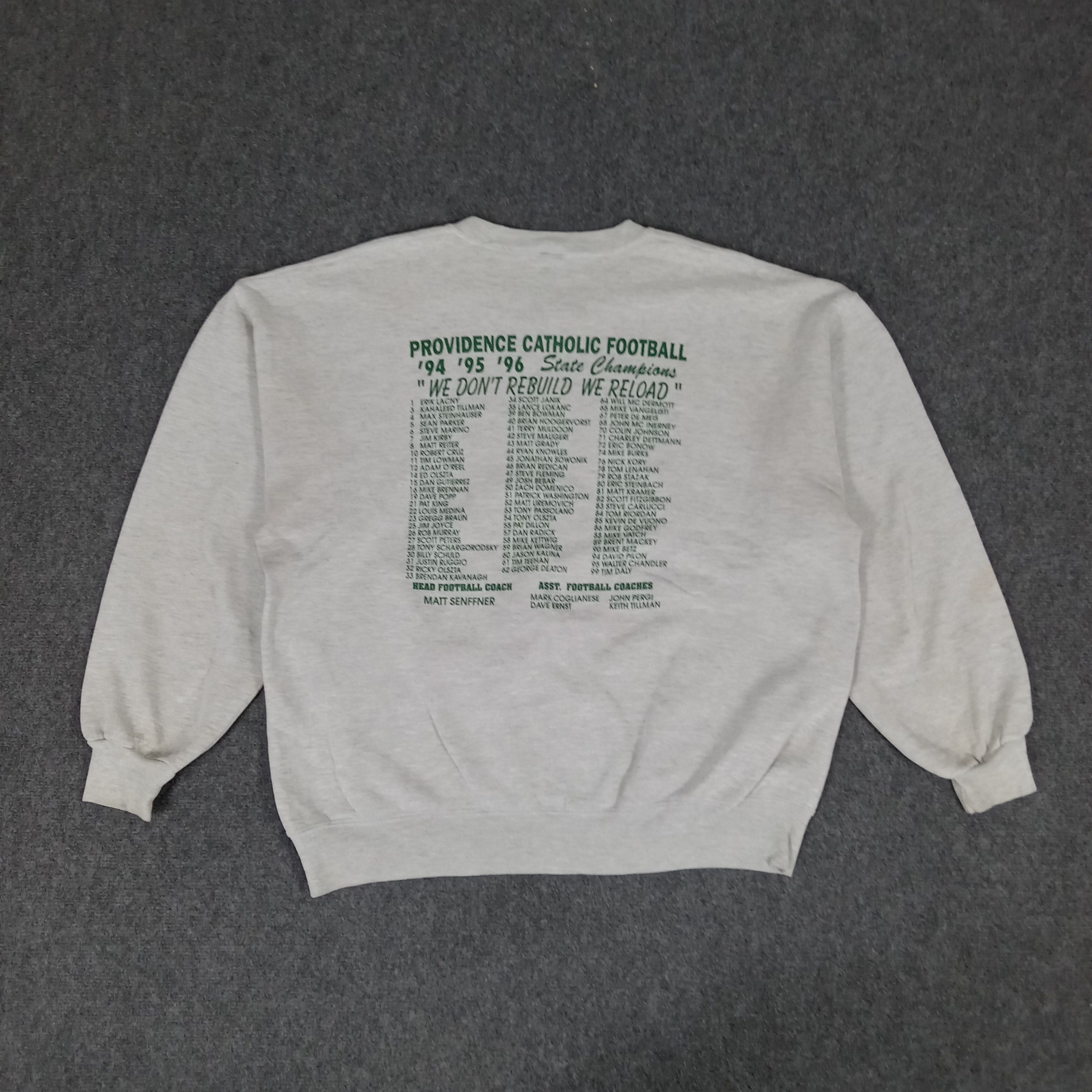 Vintage Vintage 90's Providence Catholic Football Sweatshirt Size US XL / EU 56 / 4 - 4 Thumbnail