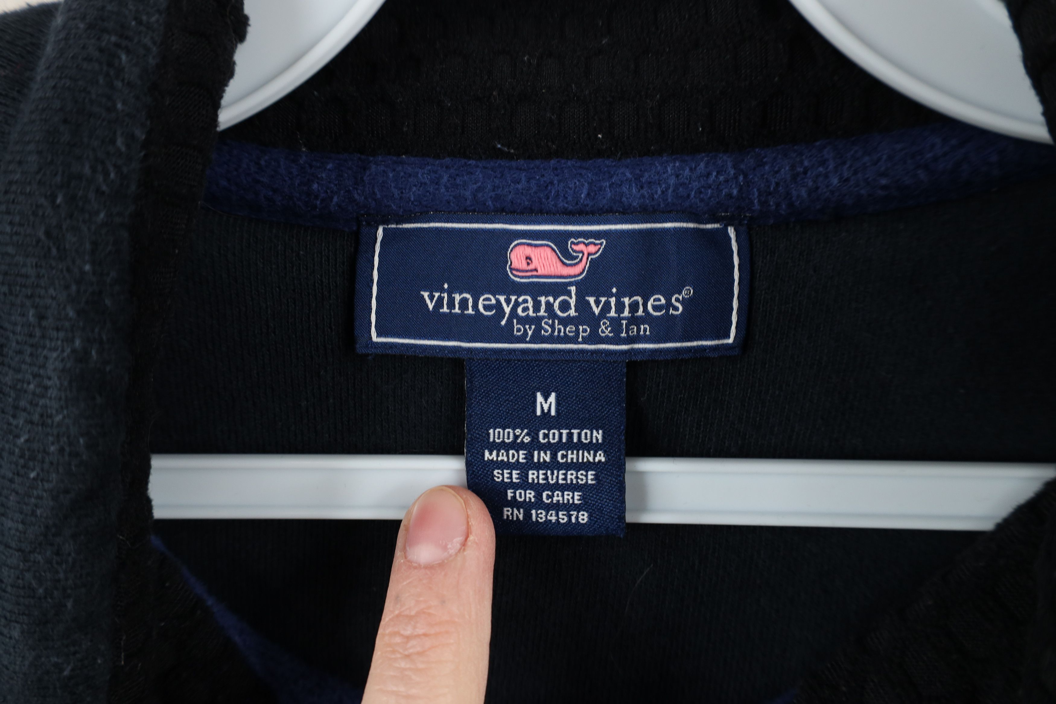 Vineyard Vines × Vintage Vineyard Vines Shep Spell Out Half Zip Pullover Sweatshirt Size US M / EU 48-50 / 2 - 10 Thumbnail