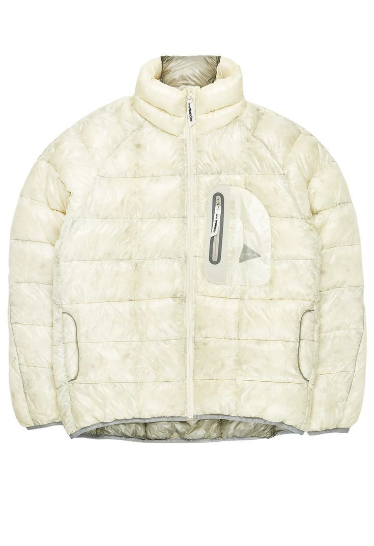And Wander PERTEX Diamond Stitch Down Jacket White 4 Size US XL / EU 56 / 4 - 2 Thumbnail