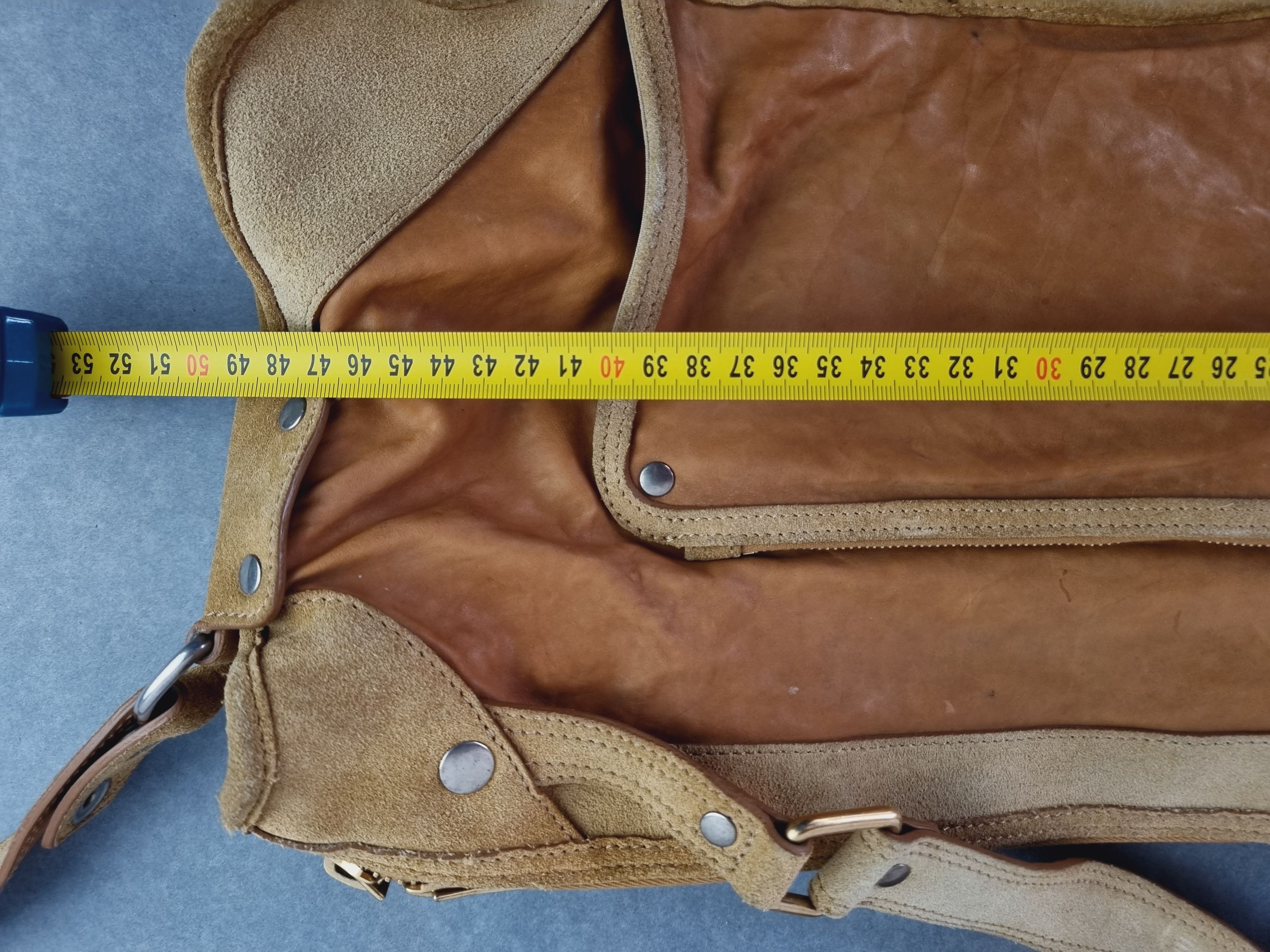 Celine × Leather × Vintage Celine Leather Roomy Travel Bag Size ONE SIZE - 18 Thumbnail
