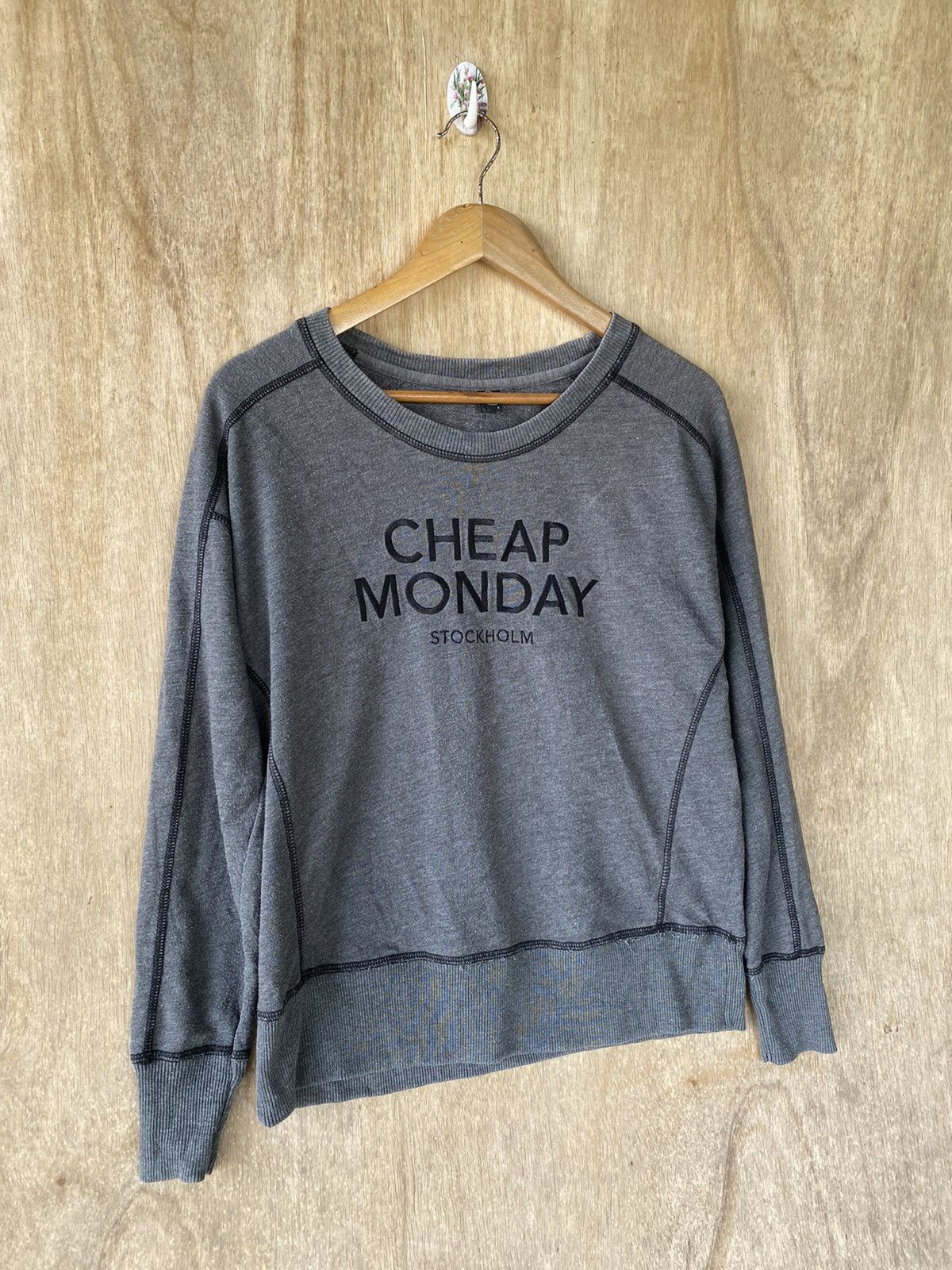 Cheap Monday × Japanese Brand 👘SALE👘CHEAP MONDAY STOCKHOLM SWEATSHIRT Size S / US 4 / IT 40 - 3 Thumbnail