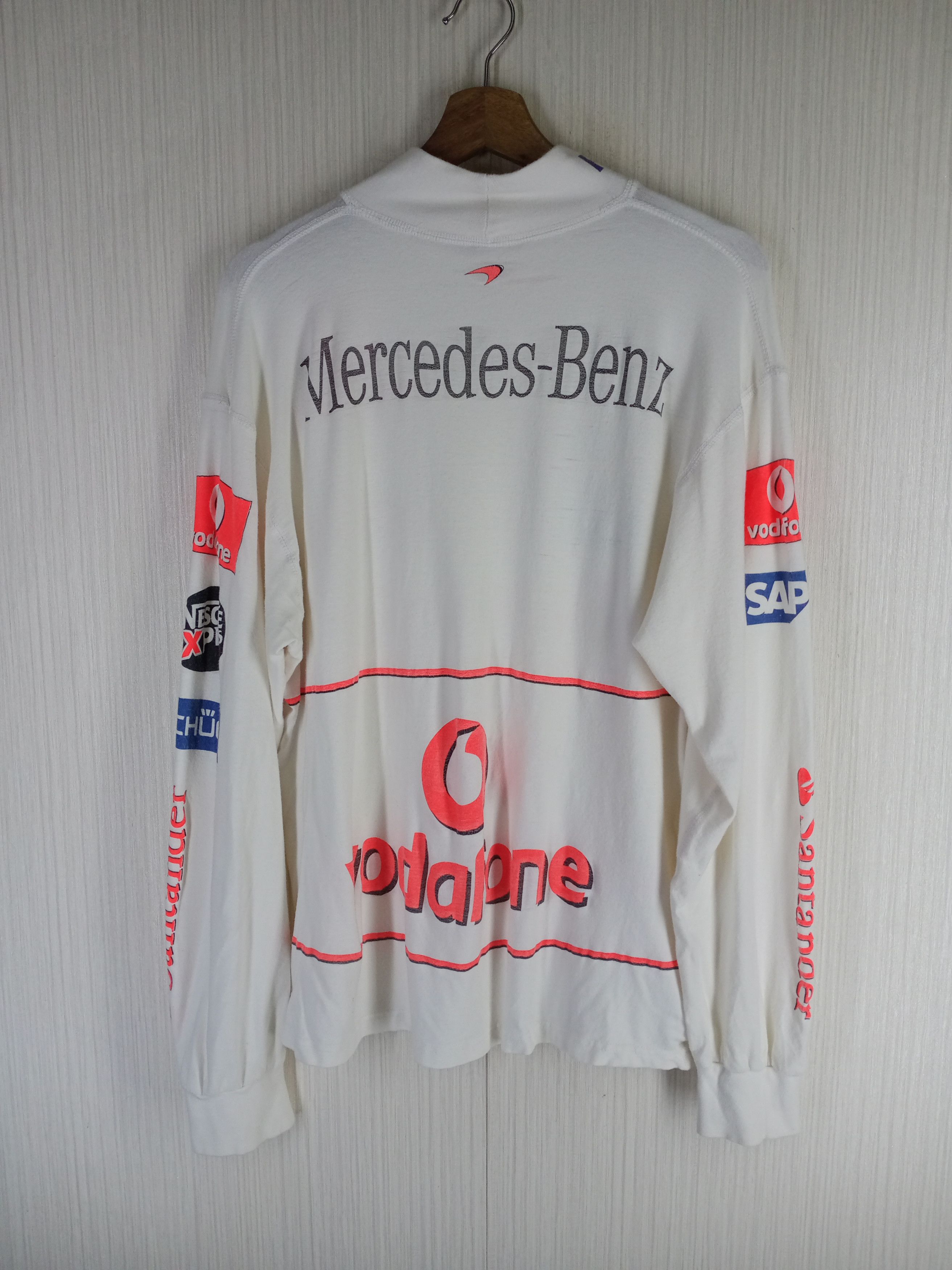 Mercedes-Benz Rare Mercedes Benz Vodafone Racing Long Sleeve Size US L / EU 52-54 / 3 - 4 Thumbnail