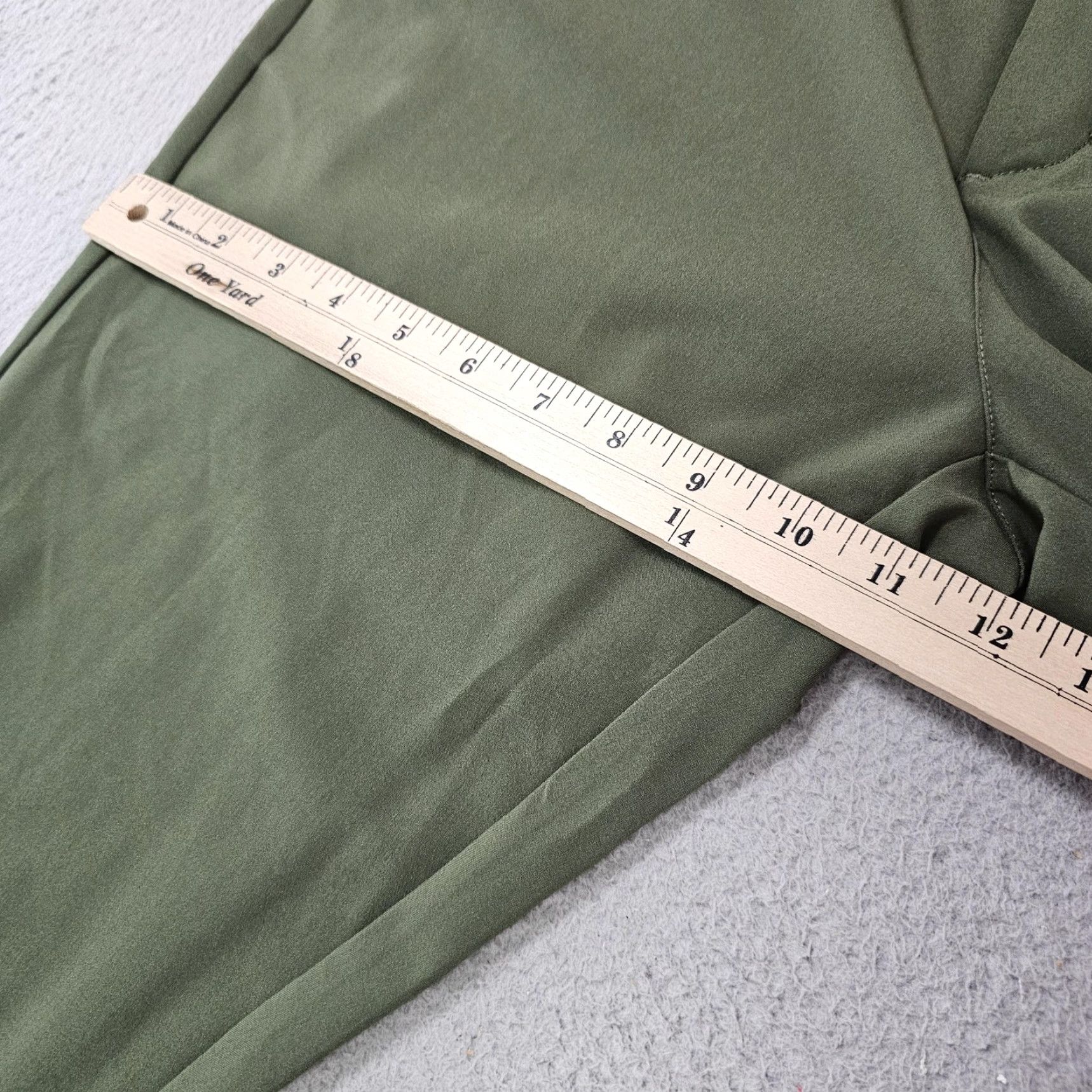 Vintage PRIMO Pants Mens 31 Green Golf Jogger Ankle Zip Stretch Polyester Spandex Size US 31 - 6 Thumbnail