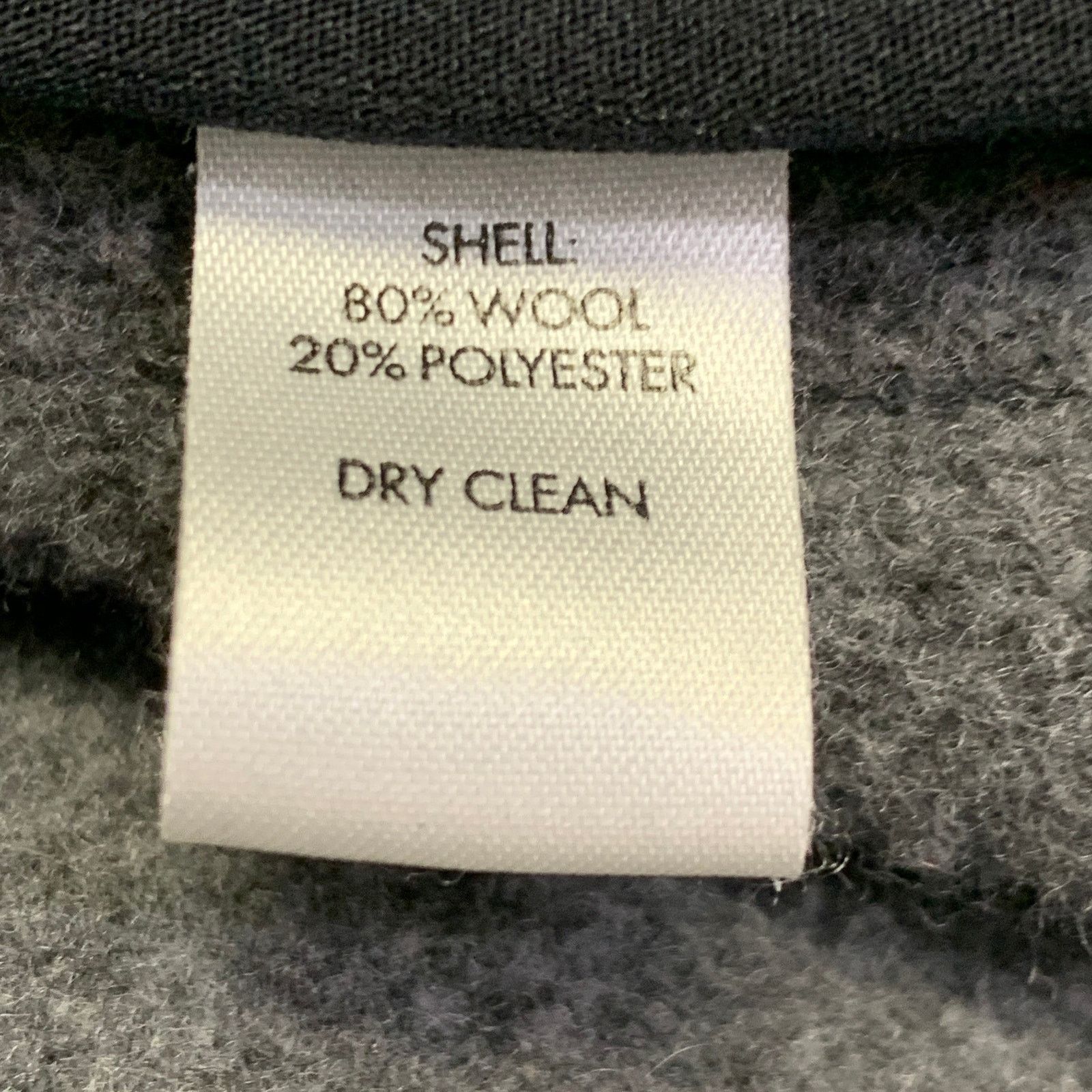 Calvin Klein Size S Black Charcoal Herringbone Toggle Closure Coat Size US S / EU 44-46 / 1 - 11 Thumbnail