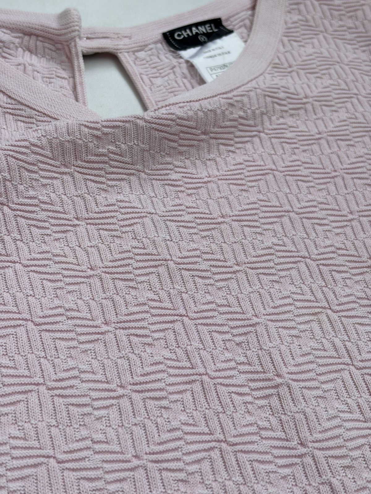 Light Pink Knit Top
