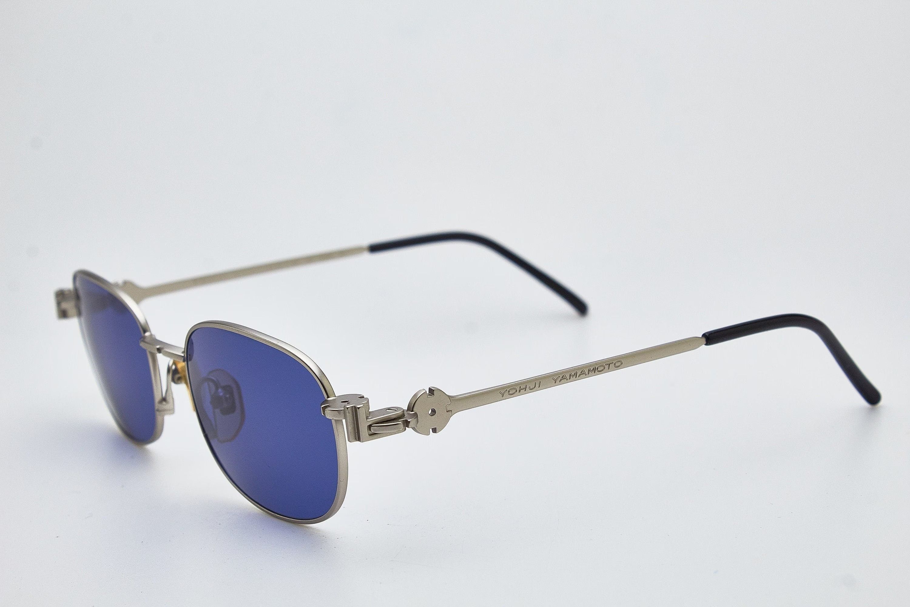 Yohji Yamamoto Yohji Yamamoto Slim Rectangular Shades Narrow AF Steampunk Size ONE SIZE - 1 Thumbnail