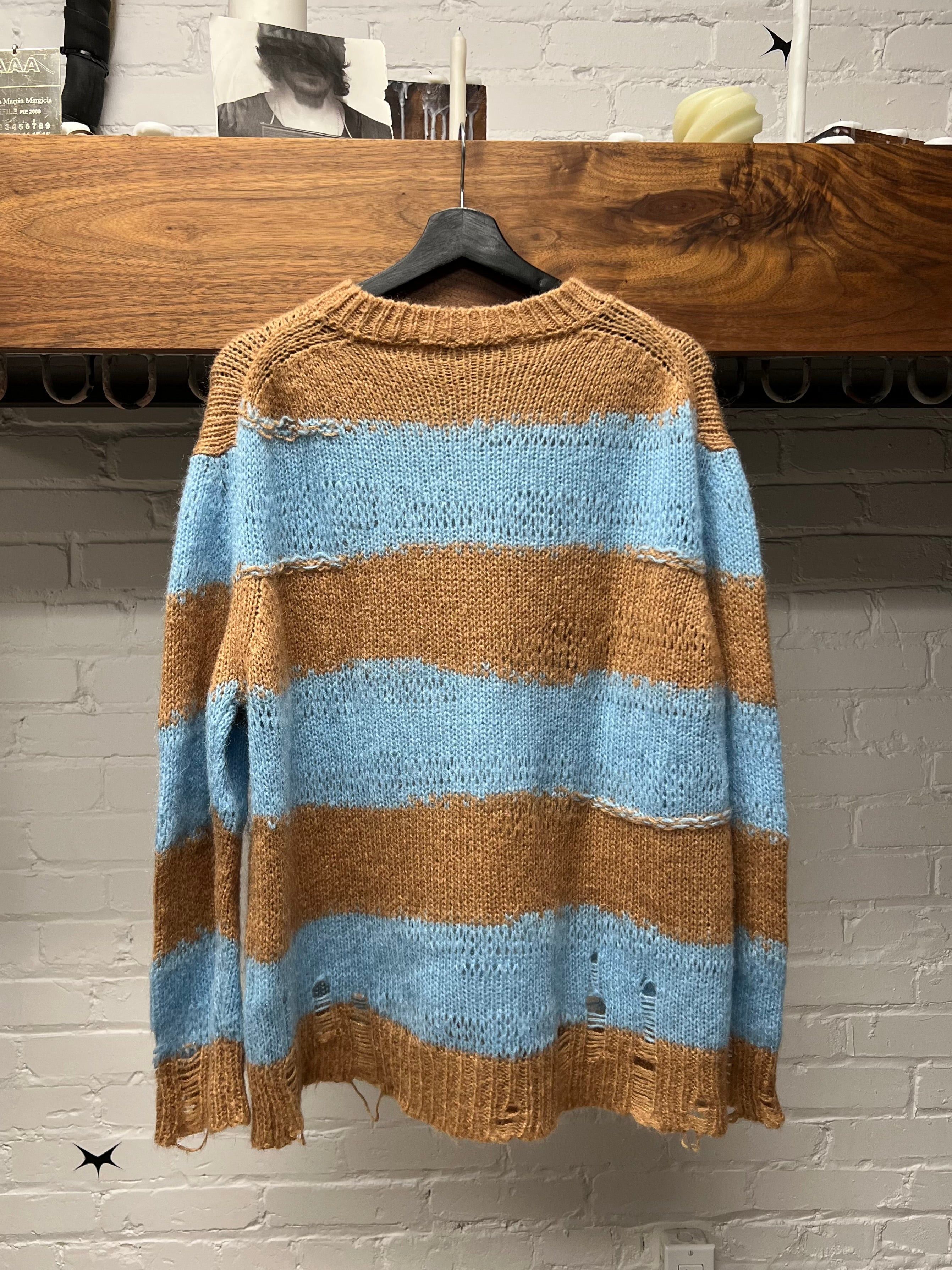 Acne Studios Acne Studios Alpaca/Mohair Striped Knit Sweater Size US S / EU 44-46 / 1 - 4 Thumbnail