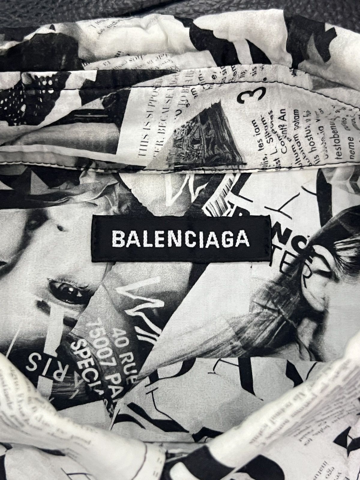 Balenciaga Balenciaga SS19 Magazine Poster Shirt Size US XS / EU 42 / 0 - 22 Thumbnail