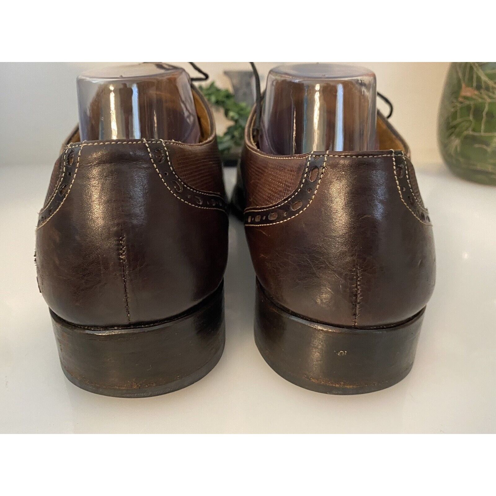 Vintage Calzoleria Harris Italy Barney's NY Handmade Oxford Wing Tip Size US 10.5 / EU 43-44 - 22 Thumbnail
