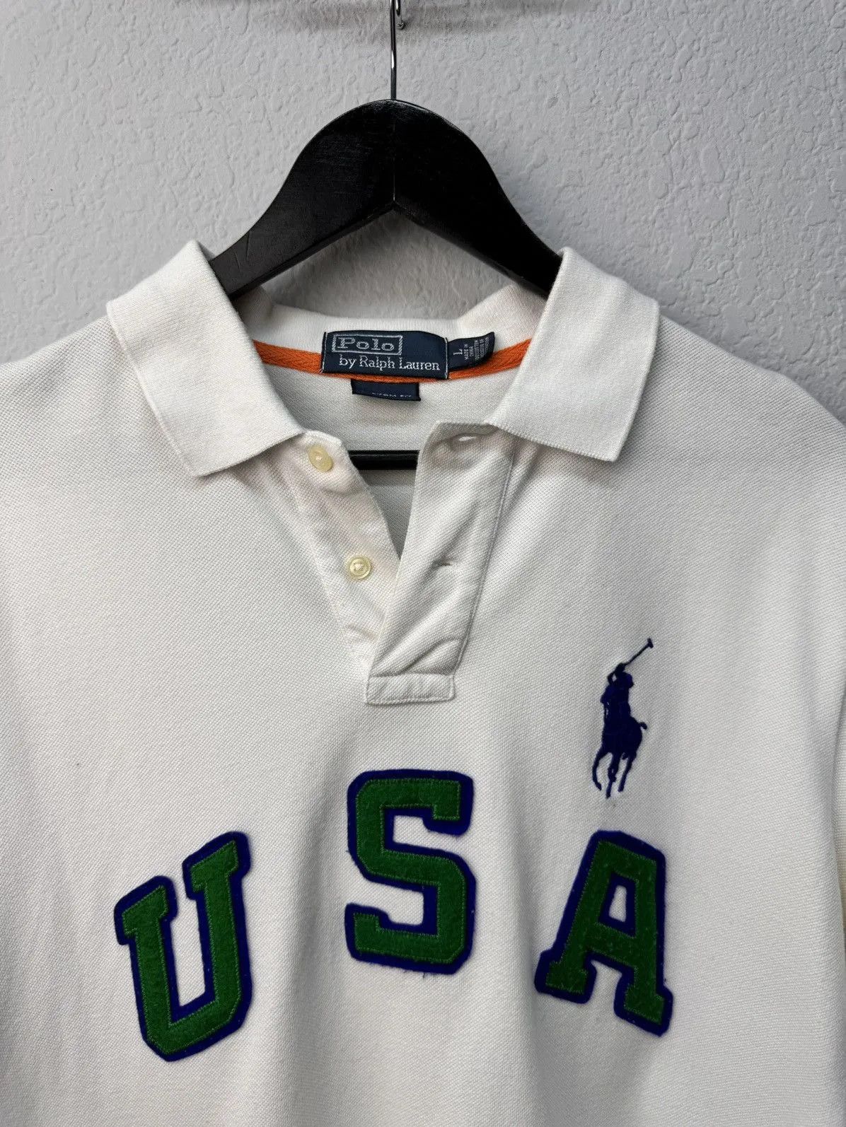 Other Vintage Polo Ralph Lauren USA Polo Shirt Rugby Japanese Size US L / EU 52-54 / 3 - 9 Thumbnail