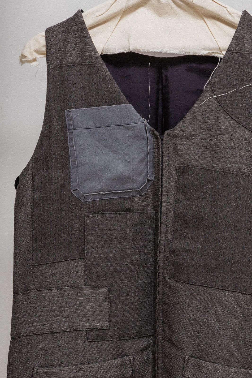 Undercover FW02 “Witch’s cell division” Transformable patchwork vest Size M / US 6-8 / IT 42-44 - 3 Thumbnail
