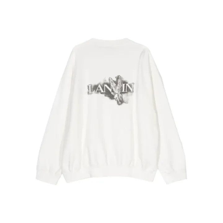 Lanvin Lanvin Future Logo Embroidered Sweatshirt 0079 Size S / US 4 / IT 40 - 1 Thumbnail