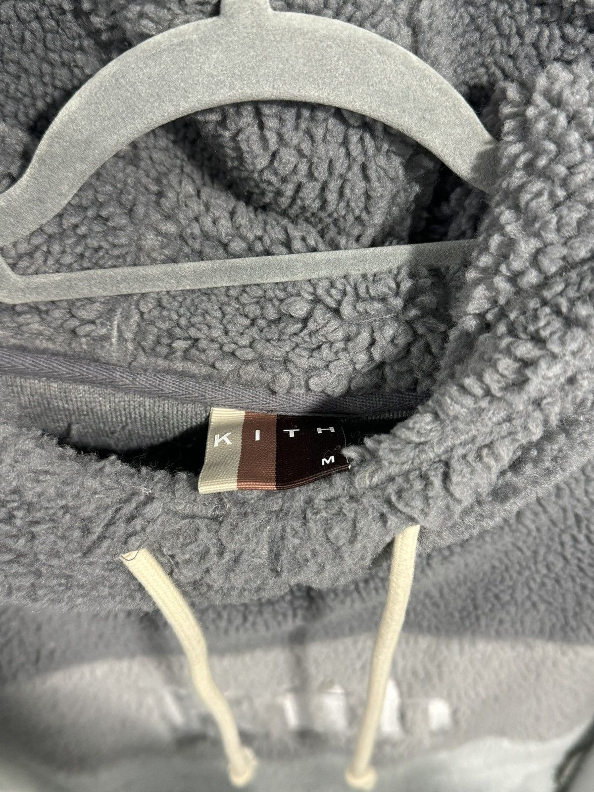 Kith Kith Sherpa Double Pocket Hoodie - Pearl Blue Size US M / EU 48-50 / 2 - 3 Thumbnail
