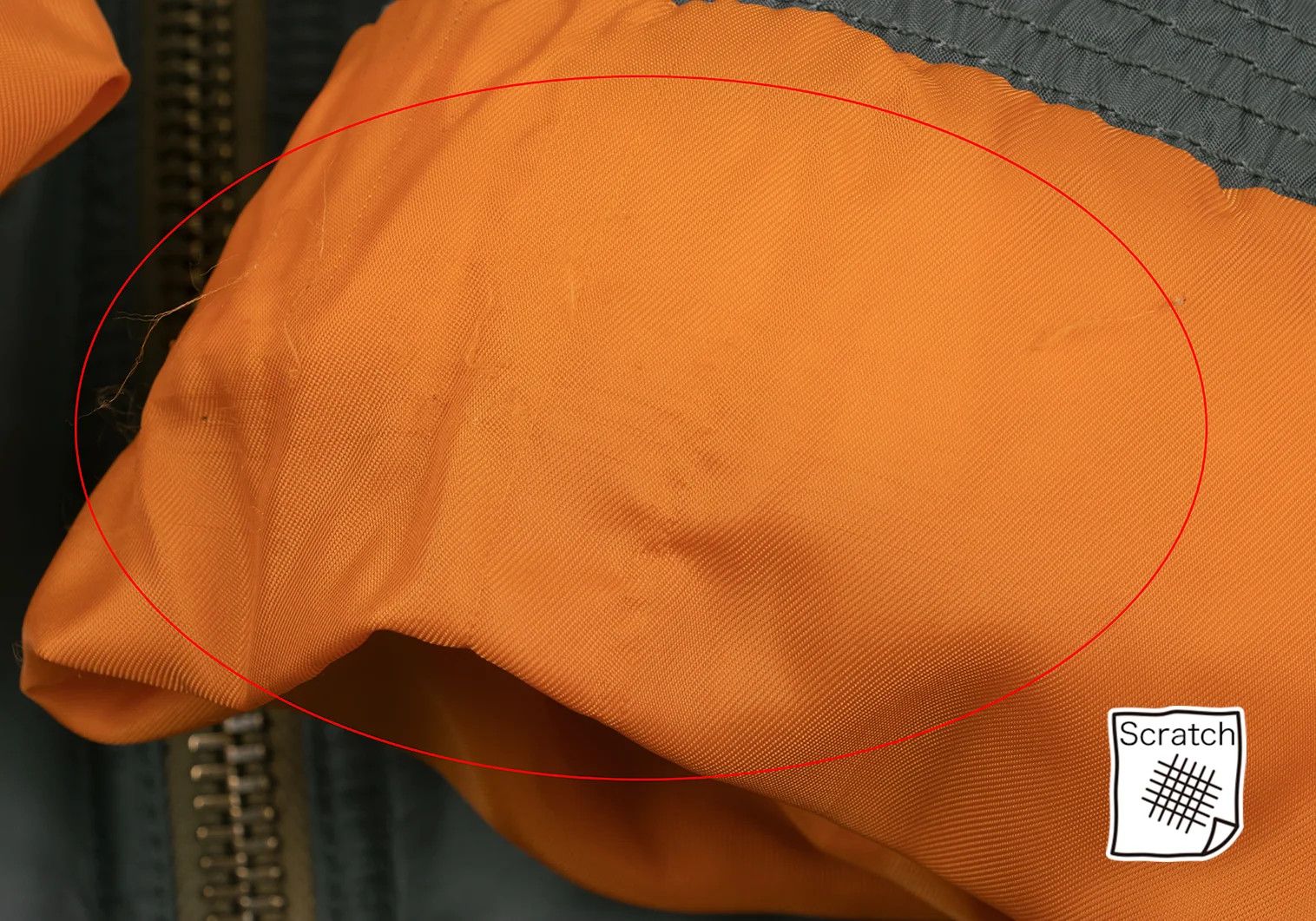 Junya Watanabe Patch Hooded Down Jacket in Khaki Orange, Size M Size US M / EU 48-50 / 2 - 12 Thumbnail