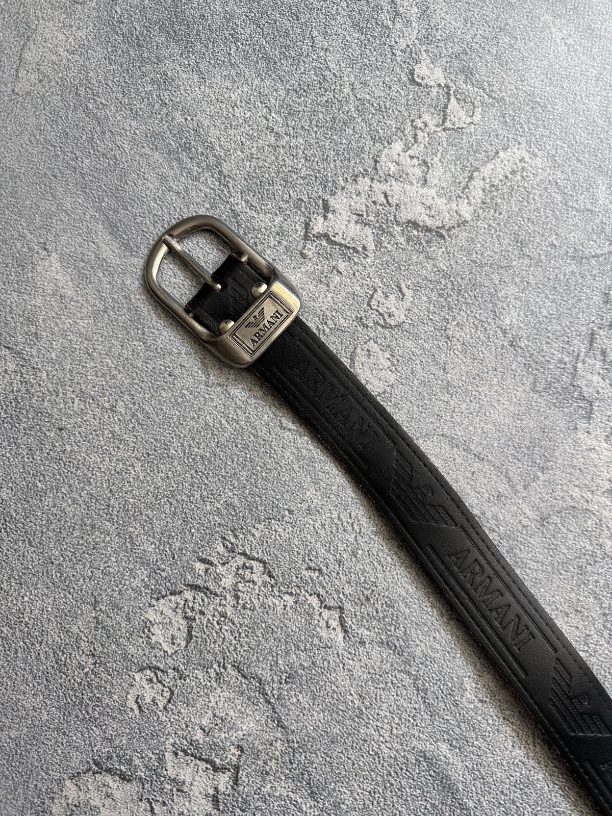 Armani Vintage Giorgio Armani Belt Leather Y2K Metal Details Size ONE SIZE - 3 Thumbnail