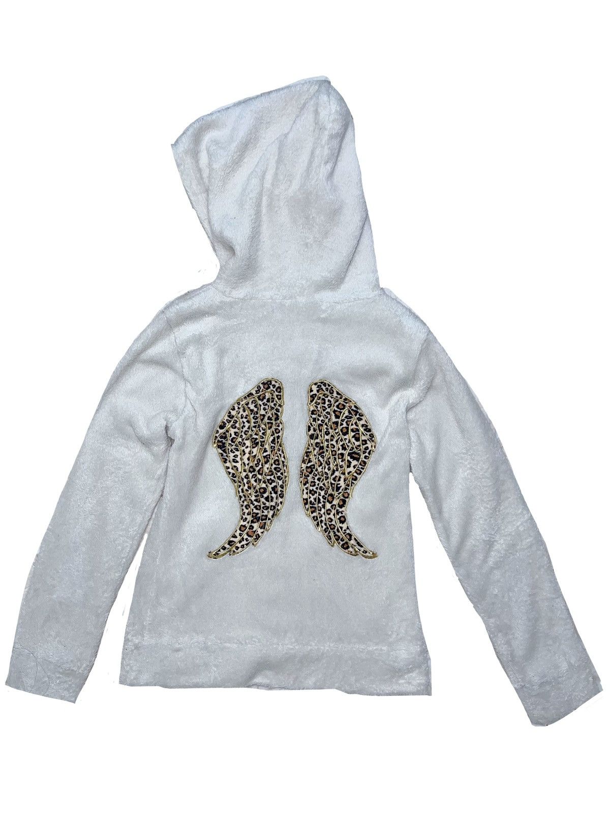 Japanese Brand Y2K Fluffy cotton leopard wings hoodie zip up 🐆 Size M / US 6-8 / IT 42-44 - 1 Thumbnail