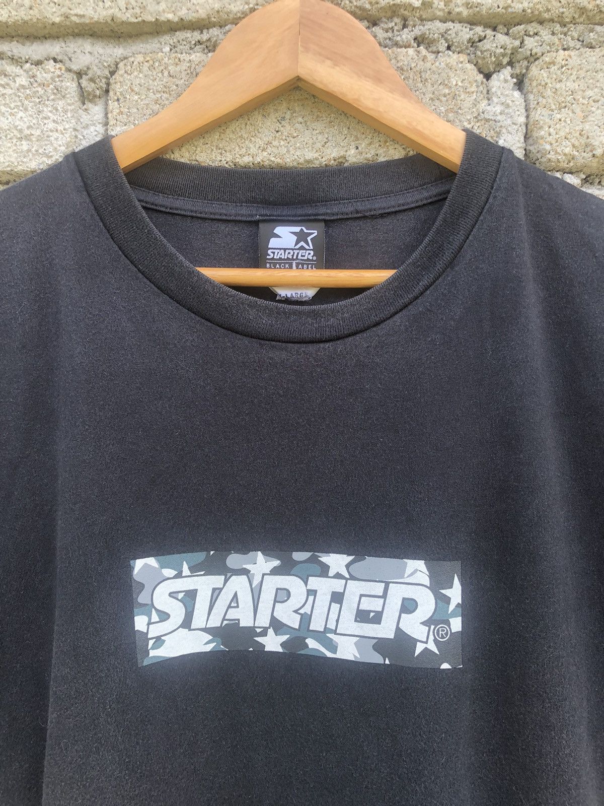 Vintage RARE Vintage 90s Starter Box Logo Tshirt Size US XL / EU 56 / 4 - 4 Thumbnail