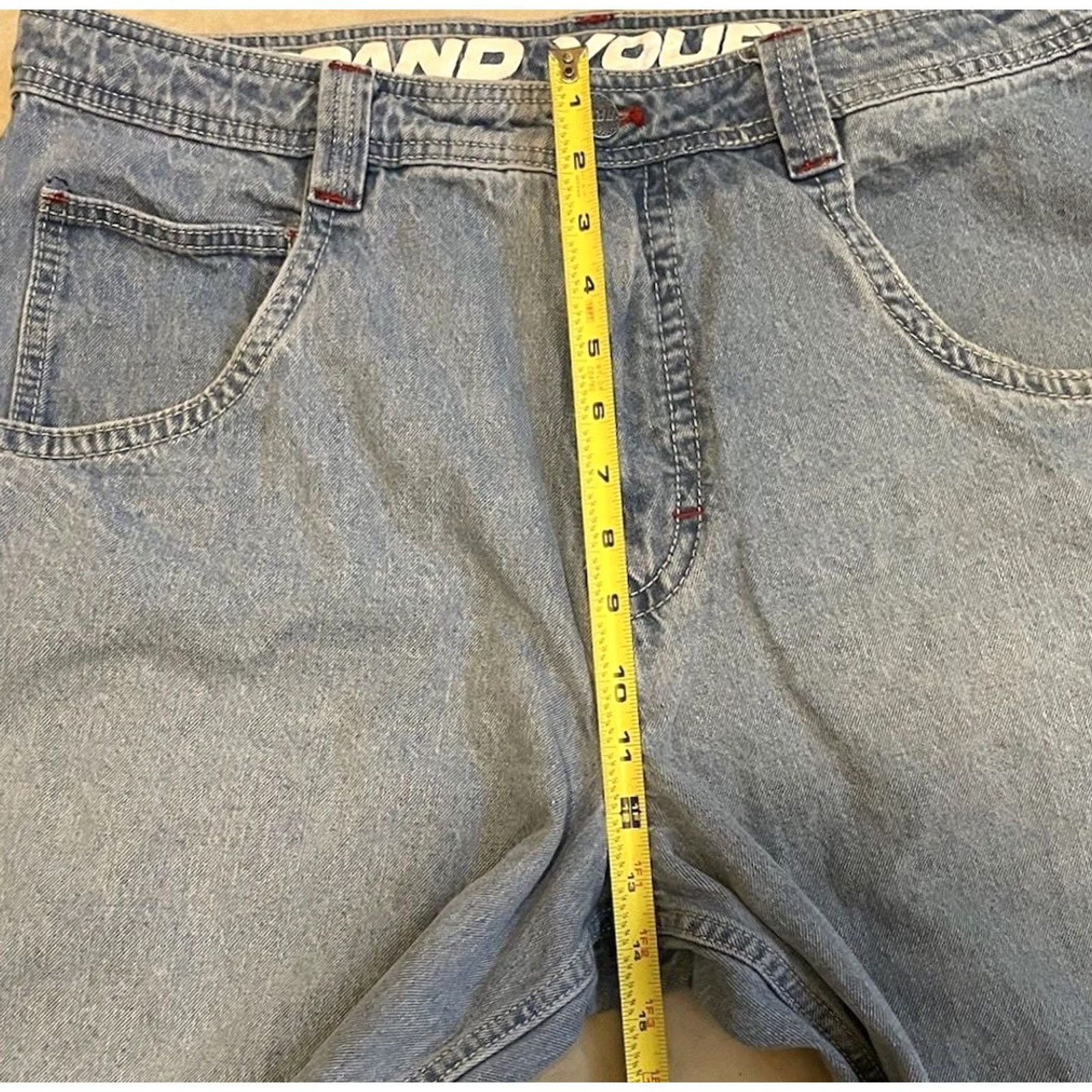 Vintage ALAB Distress Baggy Jeans 36 Sk es Rave Grunge Punk Vintage 90s Y2K Jnco Interstate Jeans Men Blue Wide-Leg Distressed 36 Mens Size US 36 / EU 52 - 7 Thumbnail