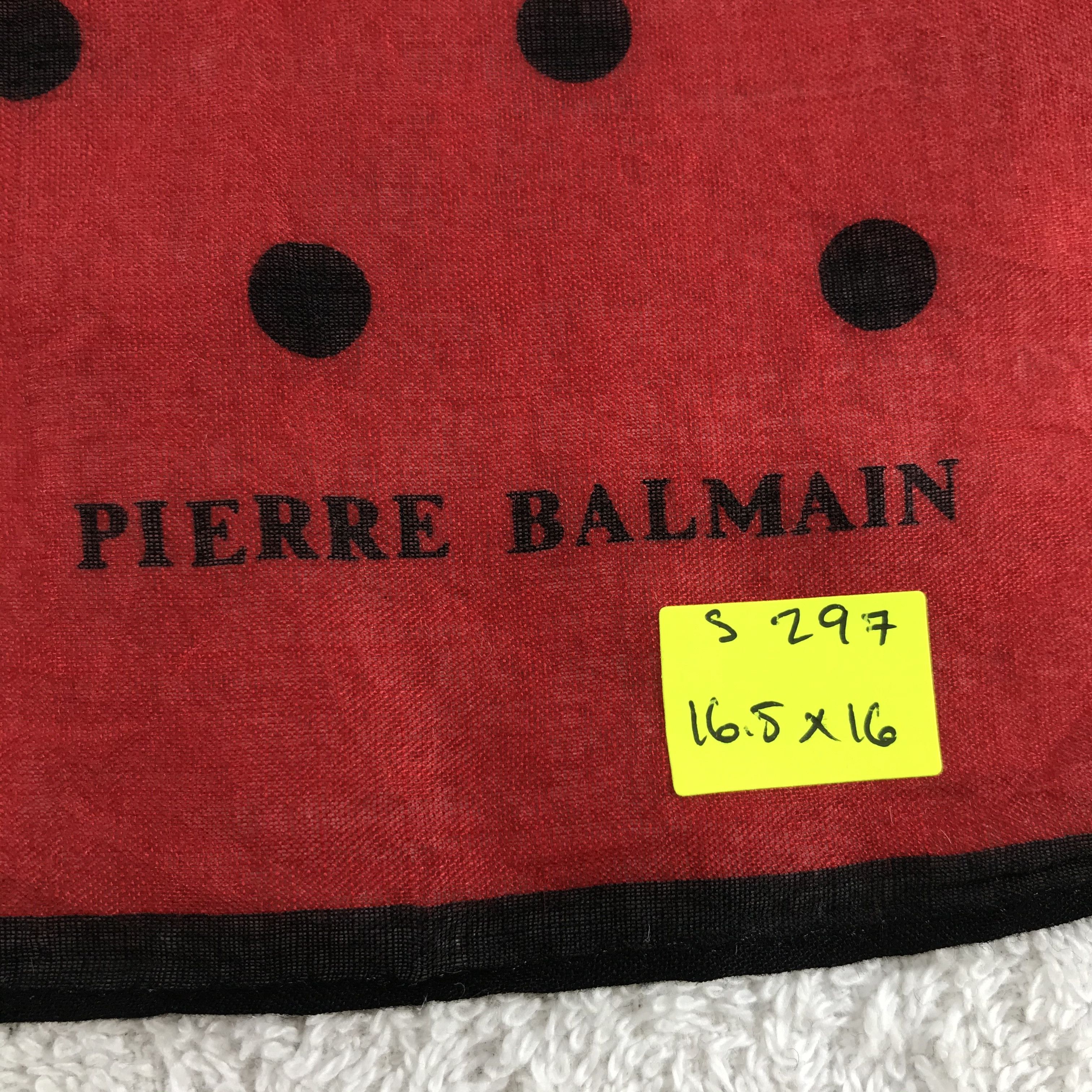 Pierre Balmain × Vintage Pierre Balmain Bandana / Handkerchief / Neckerchief - S297 Size ONE SIZE - 5 Thumbnail