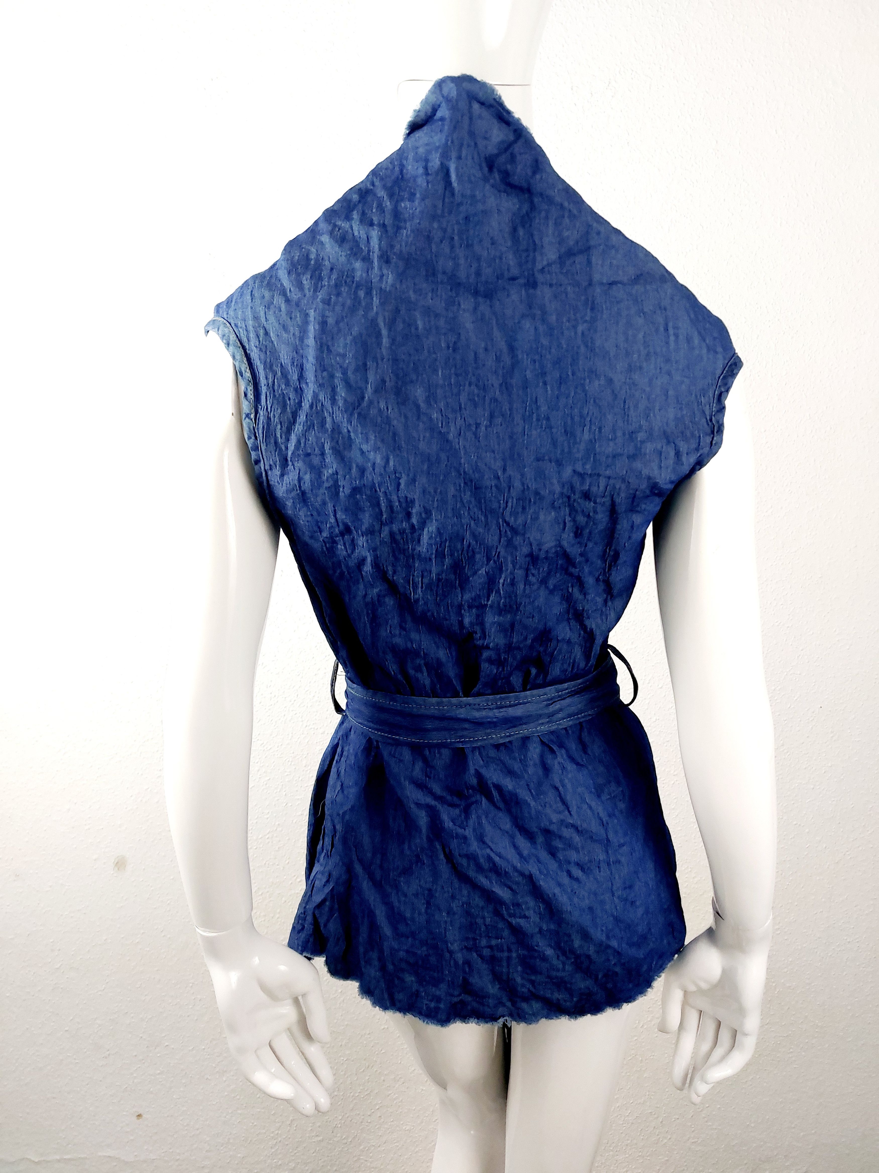 Vivienne Westwood Plein Sud Faycal Amor Leather Cuir Patchwork Corset Bustier Size M / US 6-8 / IT 42-44 - 14 Thumbnail