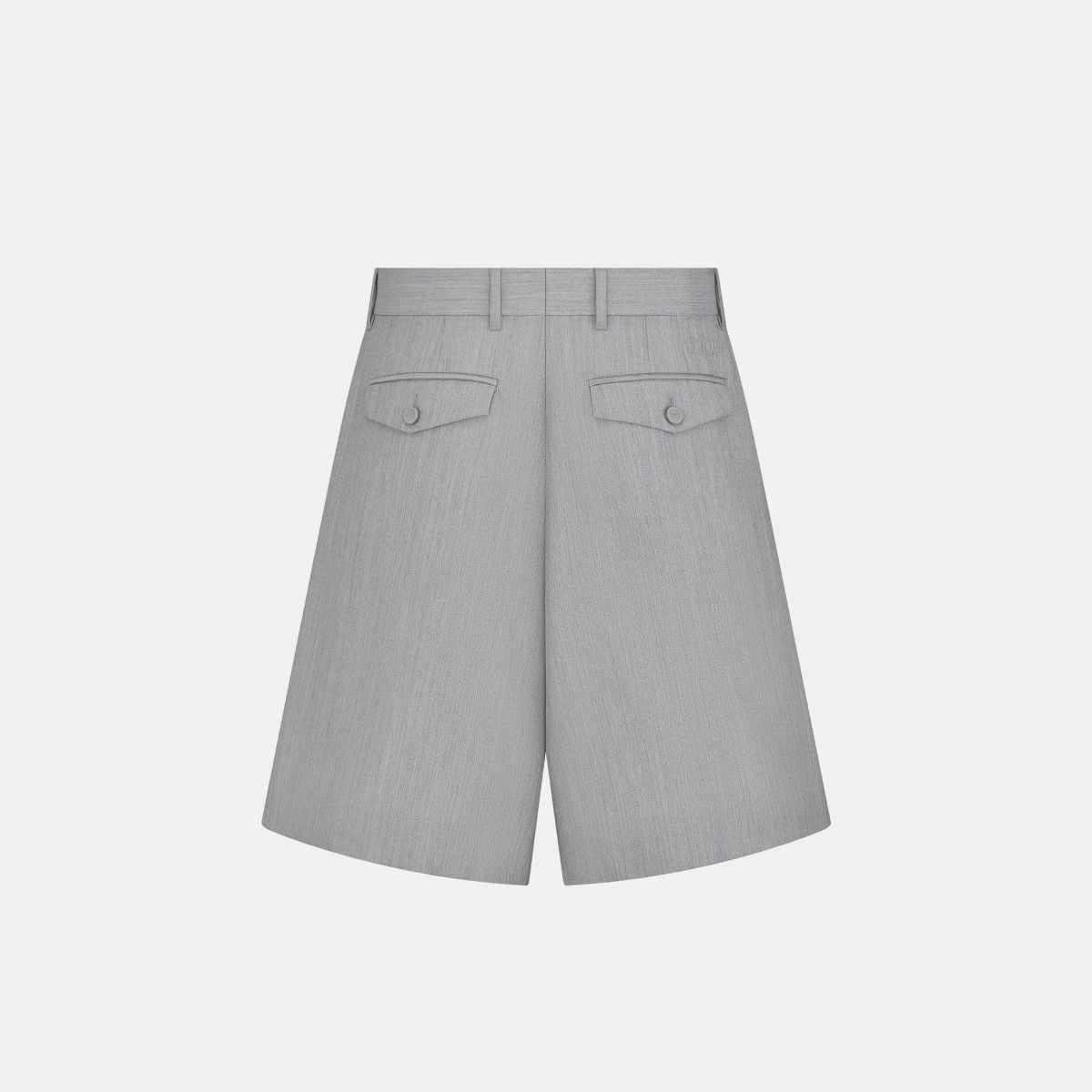 Dior o1bcso1str0226 Wide-Leg Bermuda Shorts in Grey Size US 30 / EU 46 - 2 Thumbnail