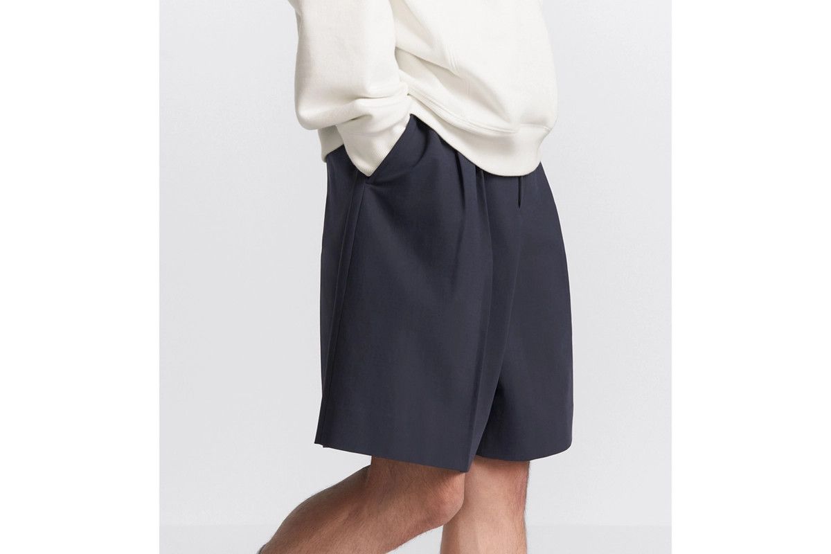 Dior o1bcso1str0226 Charm Bermuda Shorts in Navy Blue Size US 32 / EU 48 - 6 Thumbnail