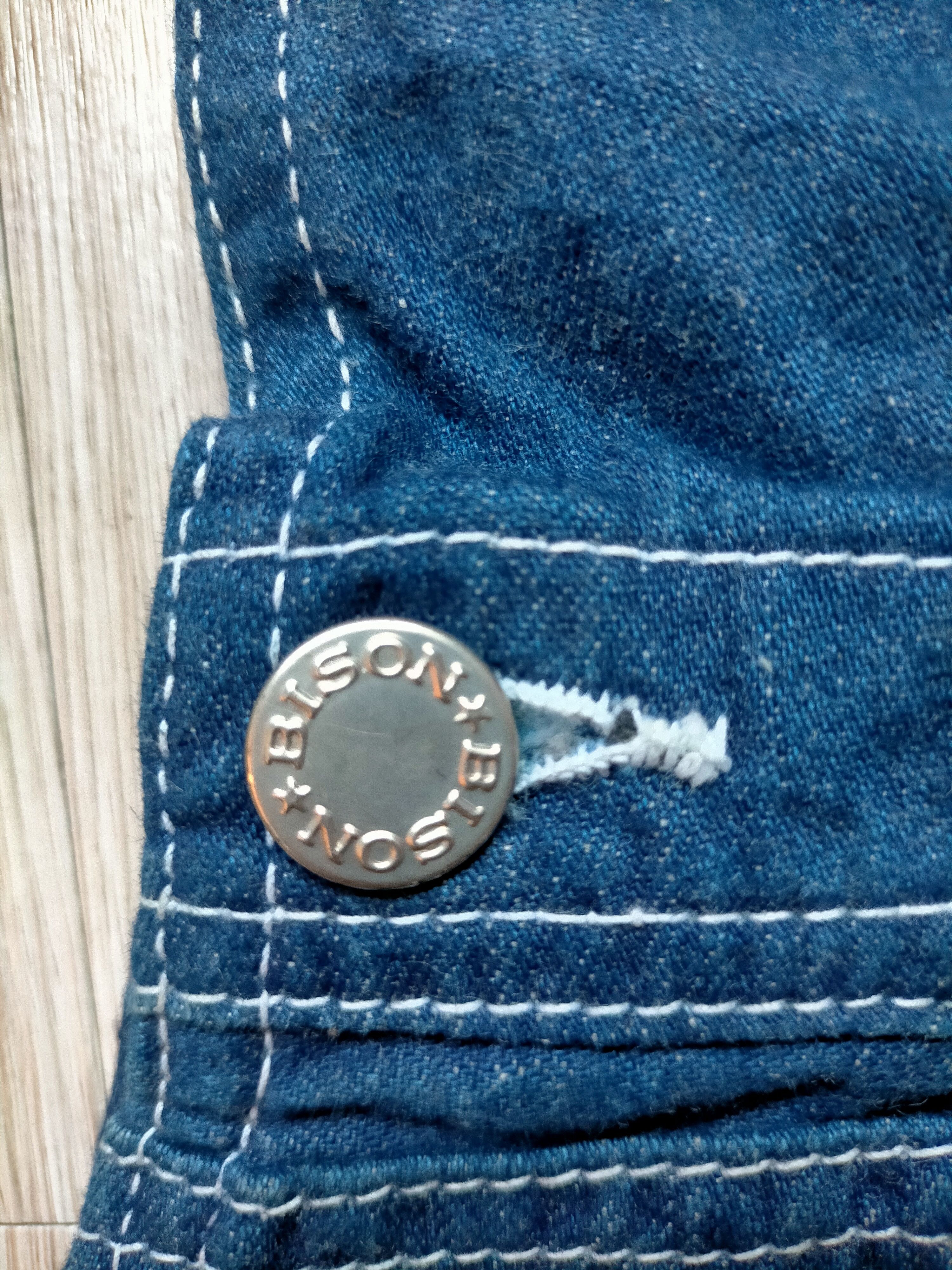 Vintage Vintage 80s Overalls Bison Carpenter Worker Jeans Size US 34 / EU 50 - 15 Thumbnail