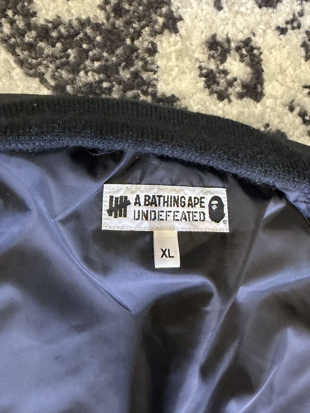 BAPE x UNDEFEATED MA-1 Bomber Jacket Shark Camo XL