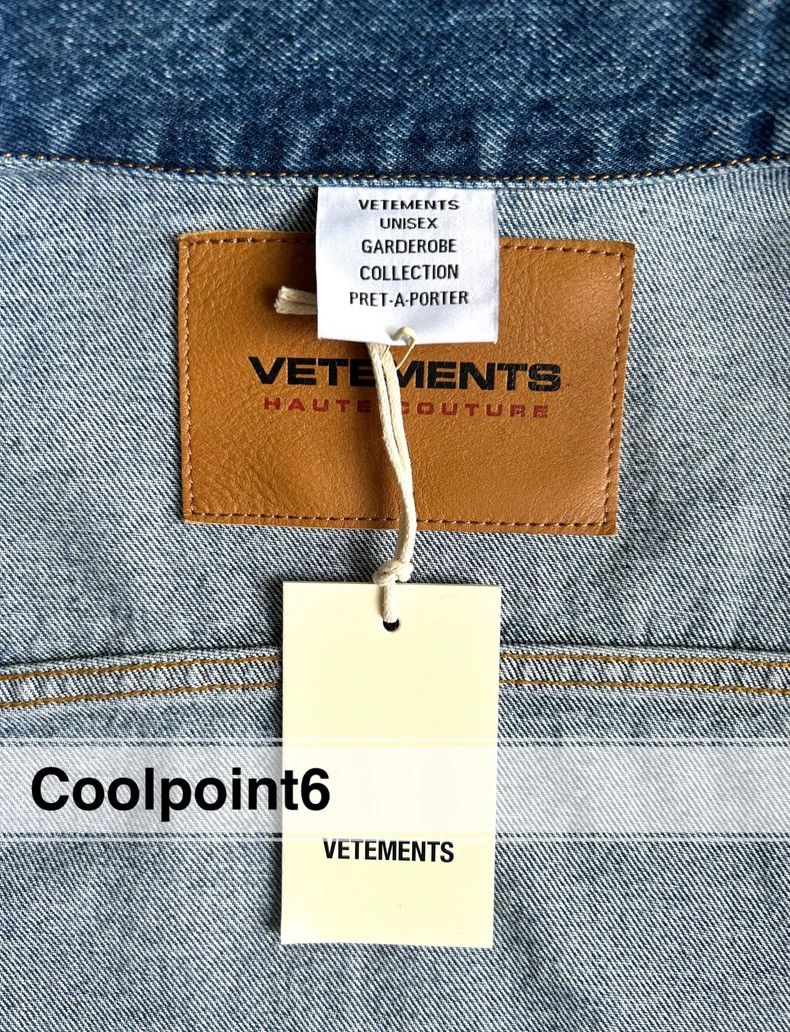 Vetements Vetements Flame Denim Jean Jacket Size US M / EU 48-50 / 2 - 4 Thumbnail