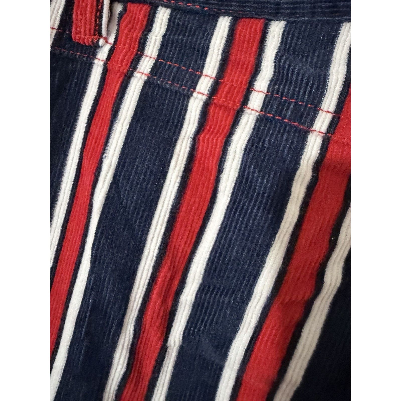 Tommy Hilfiger Vtg/Y2K Tommy Hilfiger Striped Corduroy Women’s Pants Sz 3 Size 29" - 4 Thumbnail