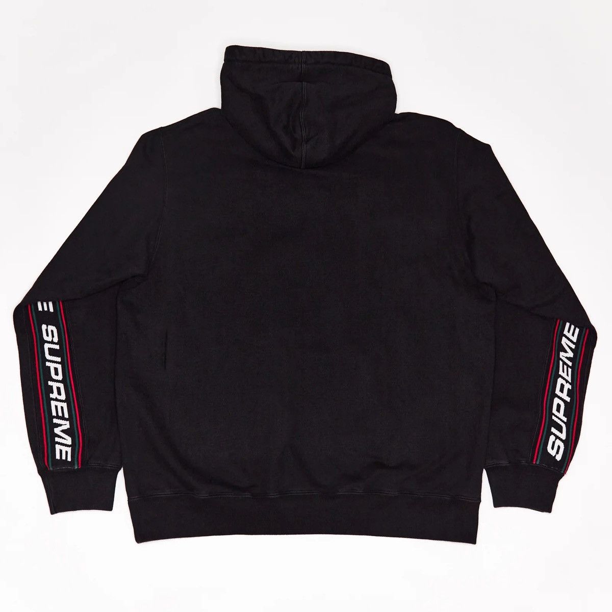 Supreme SUPREME TEXT RIB HOODED SWEATSHIRT Size US XL / EU 56 / 4 - 2 Thumbnail