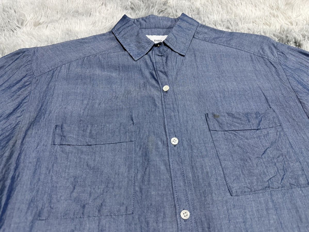 Yohji Yamamoto 🔥1992 Vintage Ined By Yohji Yamamoto Shirt Loose Fit Size US XL / EU 56 / 4 - 4 Thumbnail