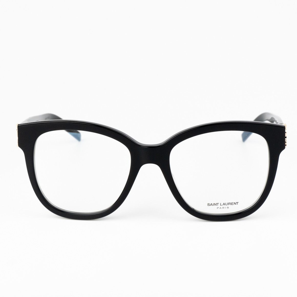 Saint Laurent Paris NEW Saint Laurent SLM97 001 Black Square Women Eyeglasses Size ONE SIZE - 2 Thumbnail