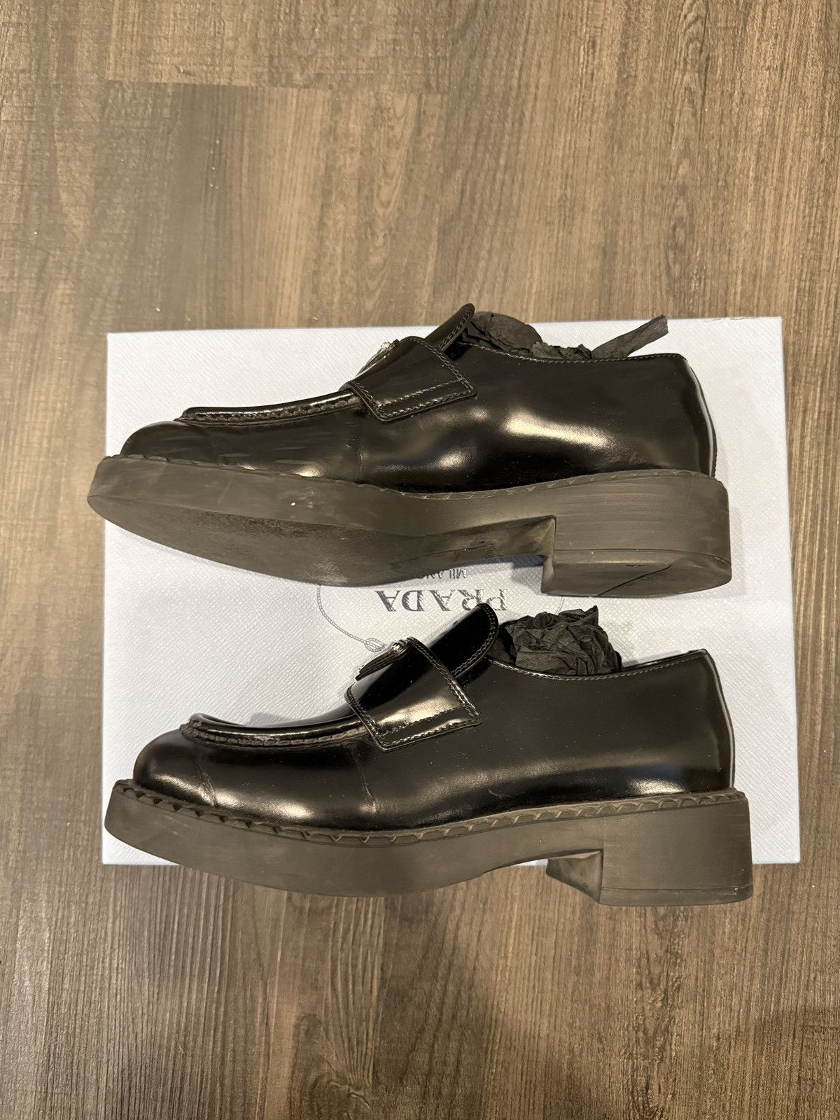 Prada Prada Loafers size 37 Size US 6.5 / IT 36.5 - 3 Thumbnail