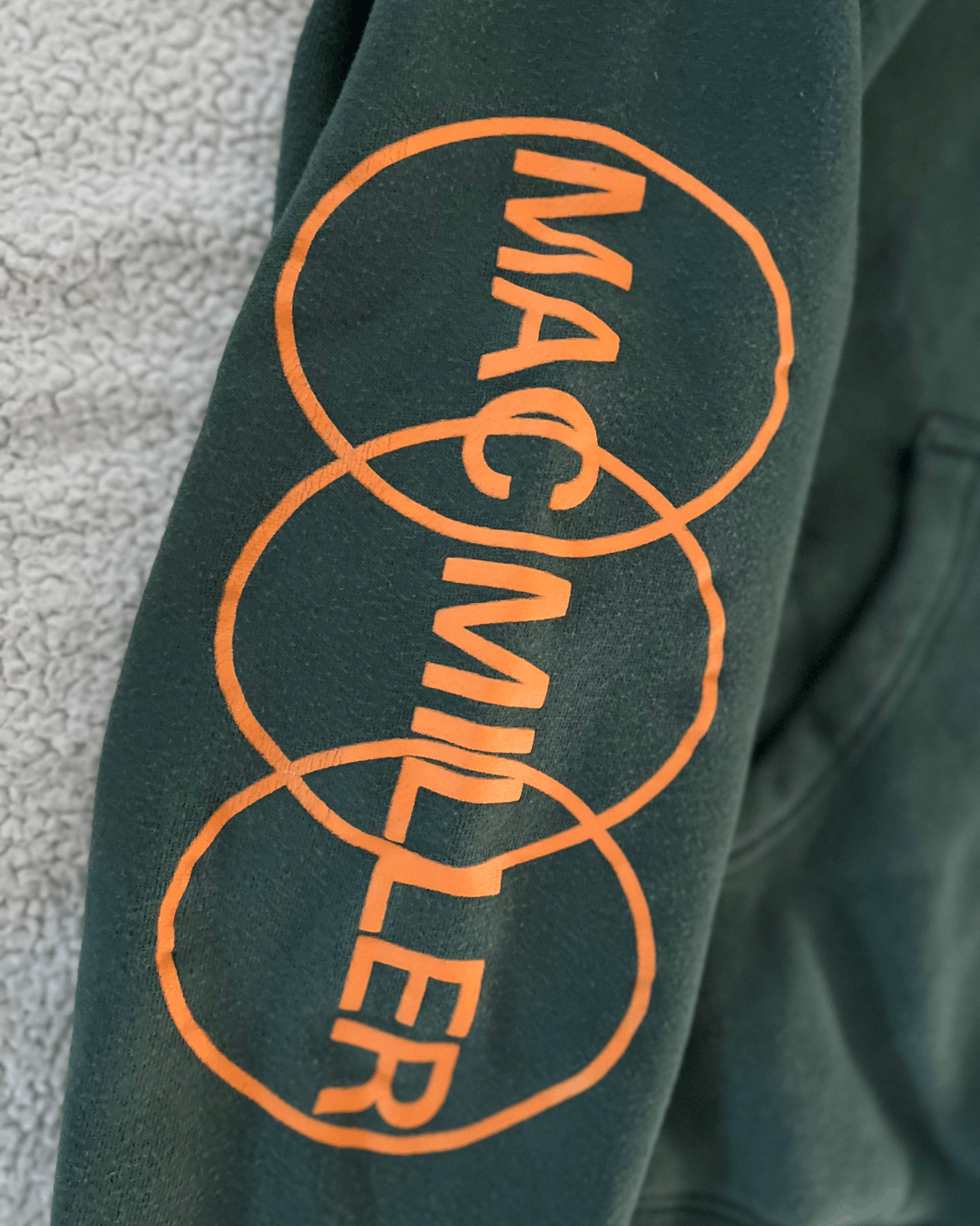 Mac Miller Mac Miller “Take a Little Time” Circles Green Hoodie Size US M / EU 48-50 / 2 - 2 Thumbnail