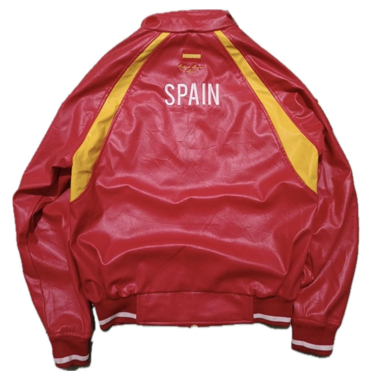 Polo Ralph Lauren ✨RARE✨ Polo Ralph Lauren Soccer Leather Jacket Size US M / EU 48-50 / 2 - 2 Thumbnail