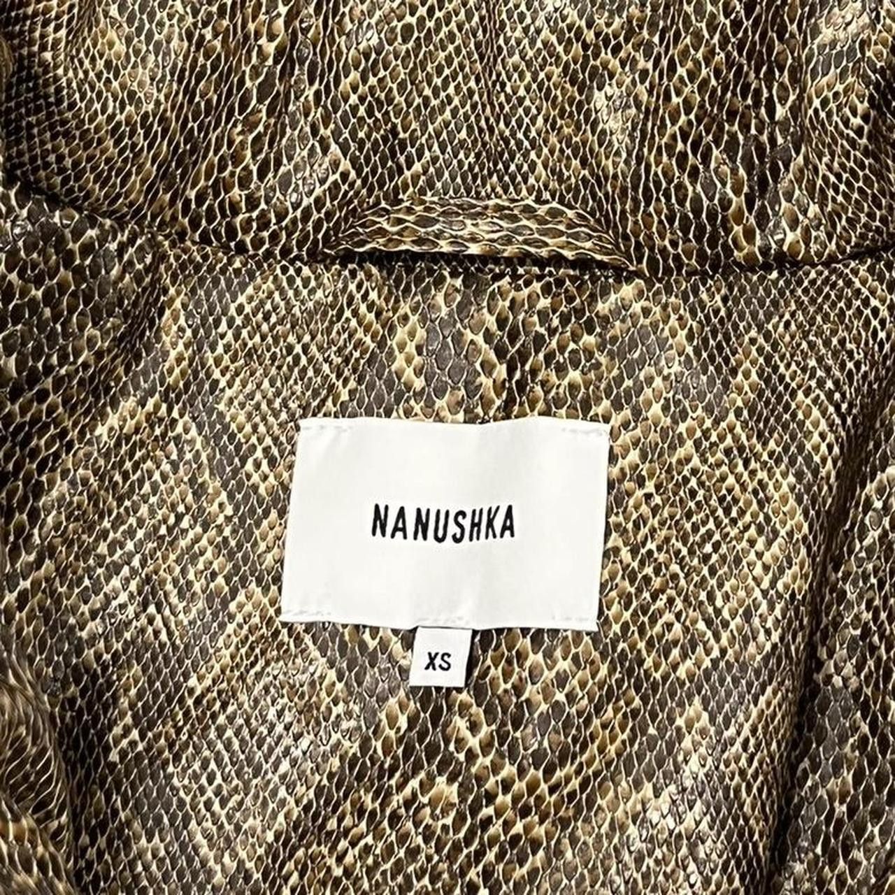 Nanushka Snakeskin Nanushka Puffer Jacket Size XS / US 0-2 / IT 36-38 - 3 Thumbnail