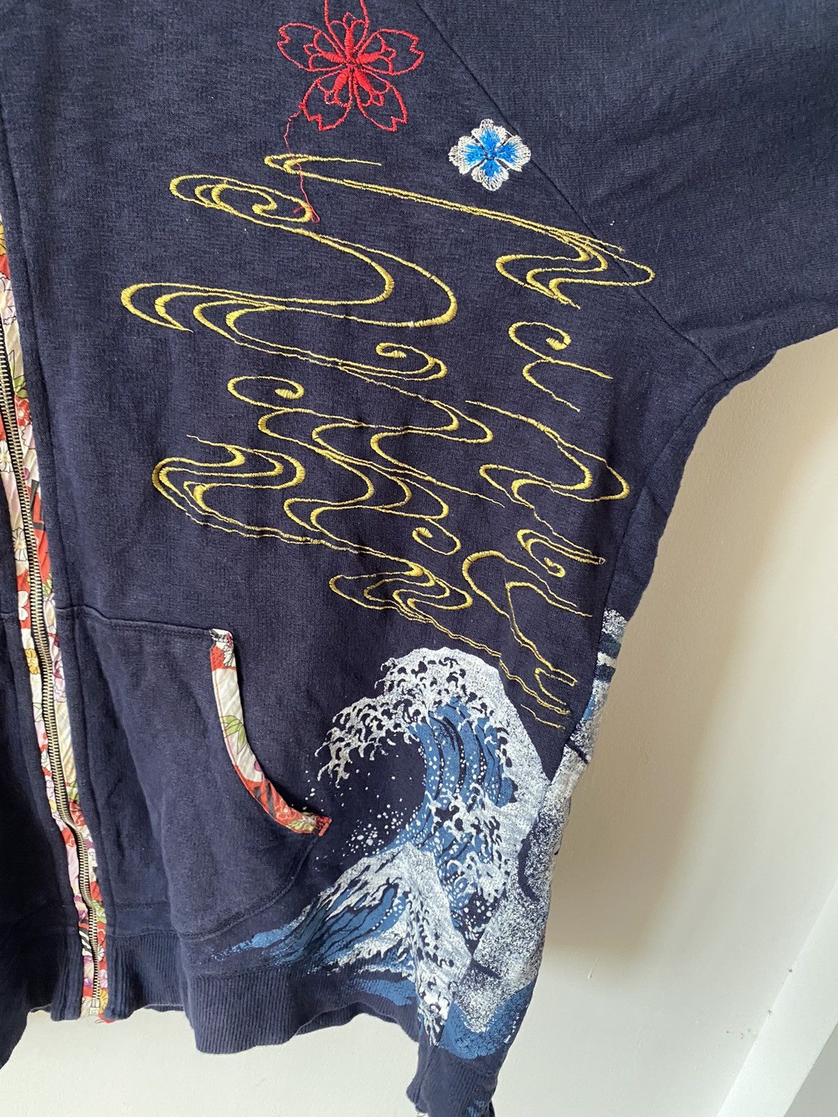 Japanese Brand × Vintage Sukajan Embroidered Hoodies Size US XXL / EU 58 / 5 - 10 Thumbnail