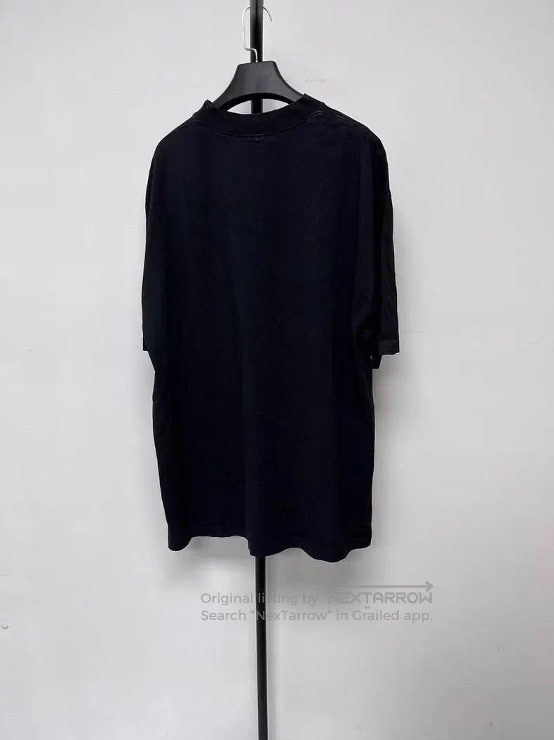 Balenciaga Balenciaga Printed Plain Round Neck Knit T-Shirt Size US XL / EU 56 / 4 - 2 Thumbnail